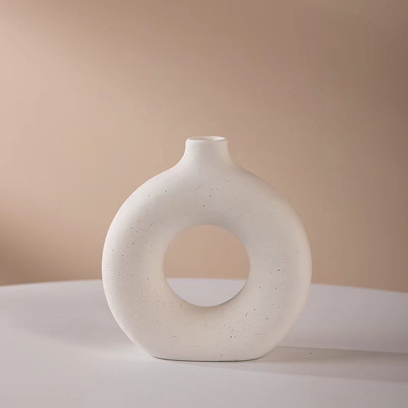 Creative Ceramic Vase Circle Vase