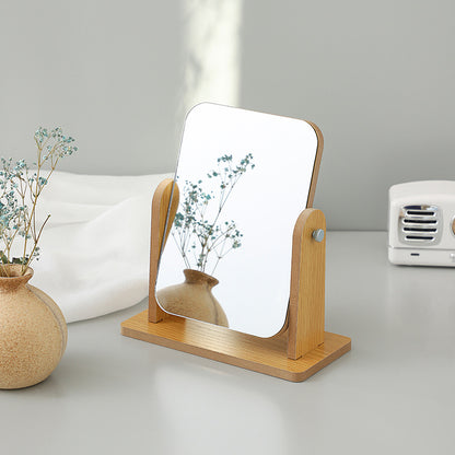 Wooden Makeup Mirror