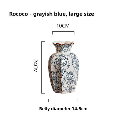 Blue and white porcelain vase